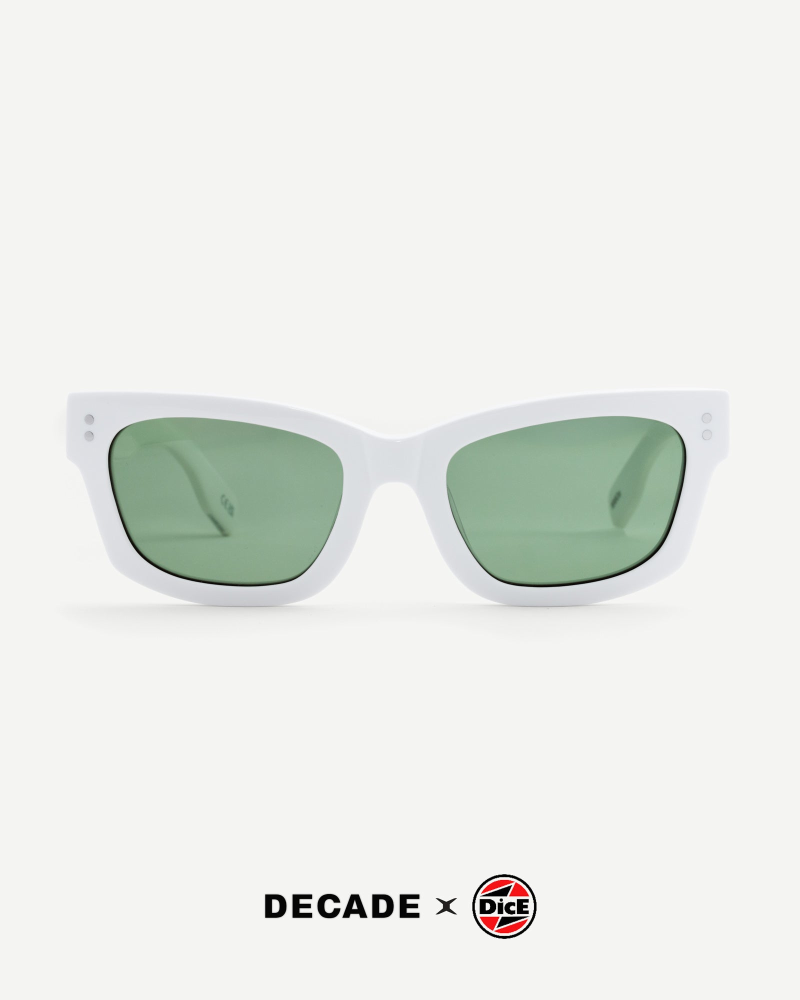 DECADE × Dice MILTON 60s オフホワイト　新品同様 MILTON 60s X Dice – DECADE EYEWEAR